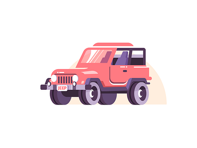 SUV adobe adobe illustrator car design graphic icon illustration jeep suv traffic truck vector vehicle