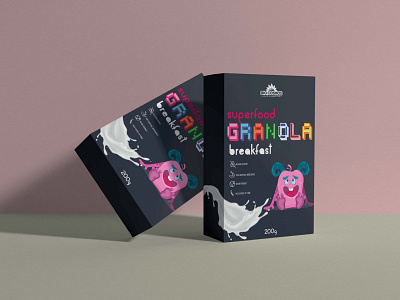 Superfood Granola Packaging Design