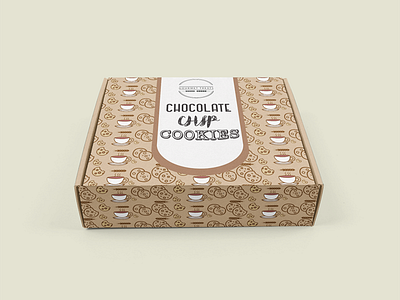 Cookie box packaging design