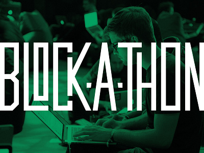 Block-a-thon block a thon blockchain branding conference event hack a thon identity identity design logo logo design wordmark