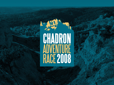 Chadron Adventure Race adventure branding chadron event hills identity identity design logo logo design mountain outdoors race