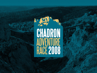 Chadron Adventure Race adventure branding chadron event hills identity identity design logo logo design mountain outdoors race