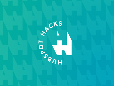 HubSpot Hacks branding h hack hubspot identity identity design logo logo design monogram negative space