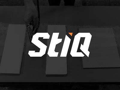 Stiq adhesive adhesives branding glue identity identity design logo logo design manufacturing stiq wordmark