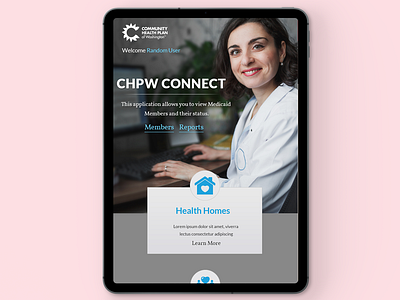 CHPW Connect Tablet App