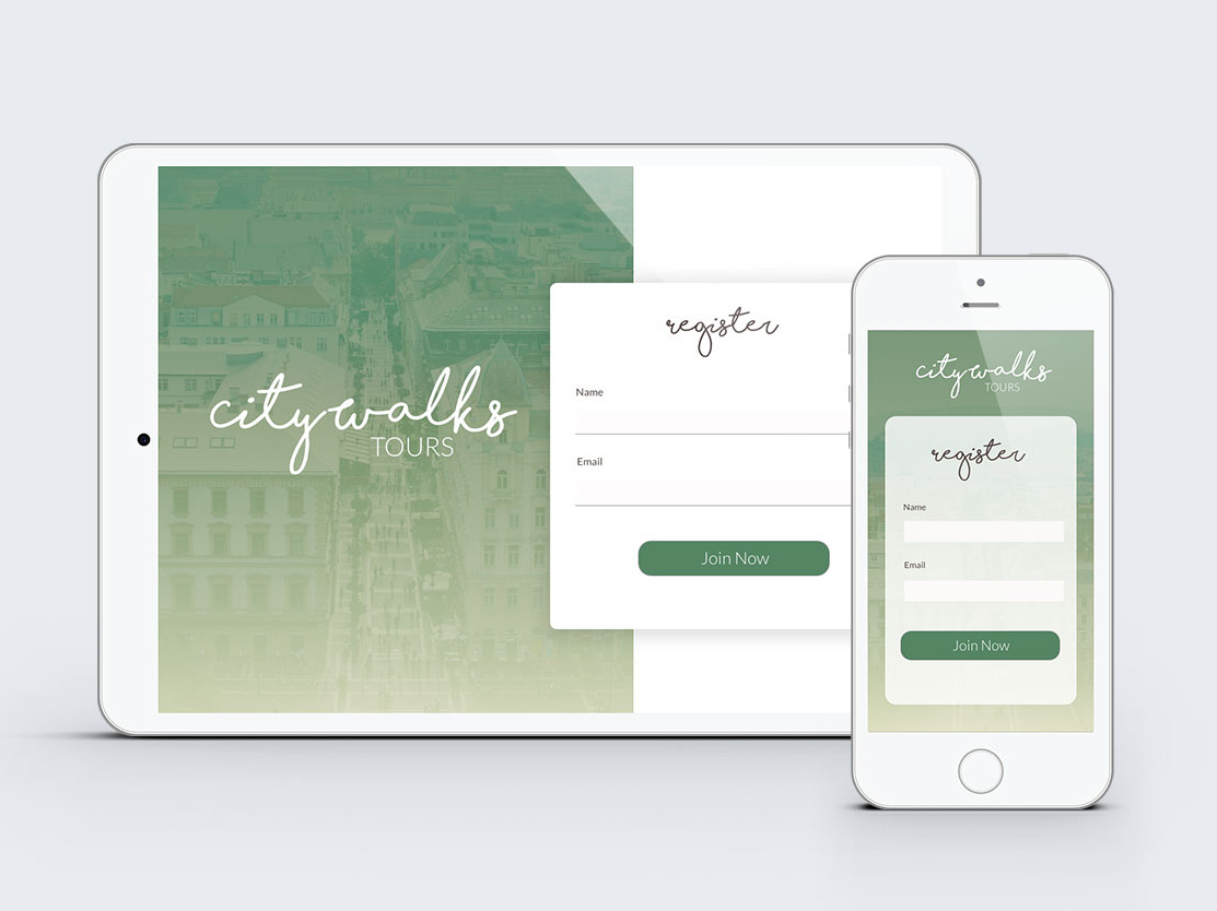 Daily UI 01 - Registration Screen - Opt b by Amanda Jasper on Dribbble