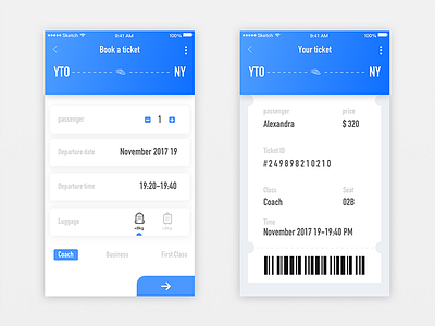 Tickets app choose pay seat sketch tickets travel ui ux