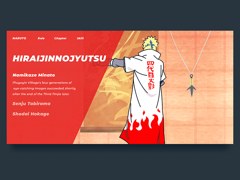 NARUTO Namikaze Minato web animation background cloak golden head wear namikaze minato naruto ninja red 插图