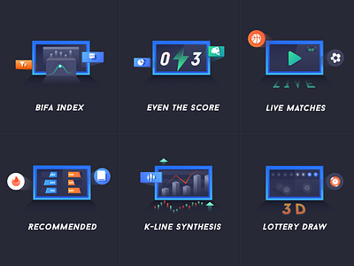 Icon Design in Watching Ball Page green illustration index k line lightning live logo lottery matches number play red score speed ui web 插图 红色 黑色