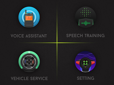 Design of automotive theme Icon