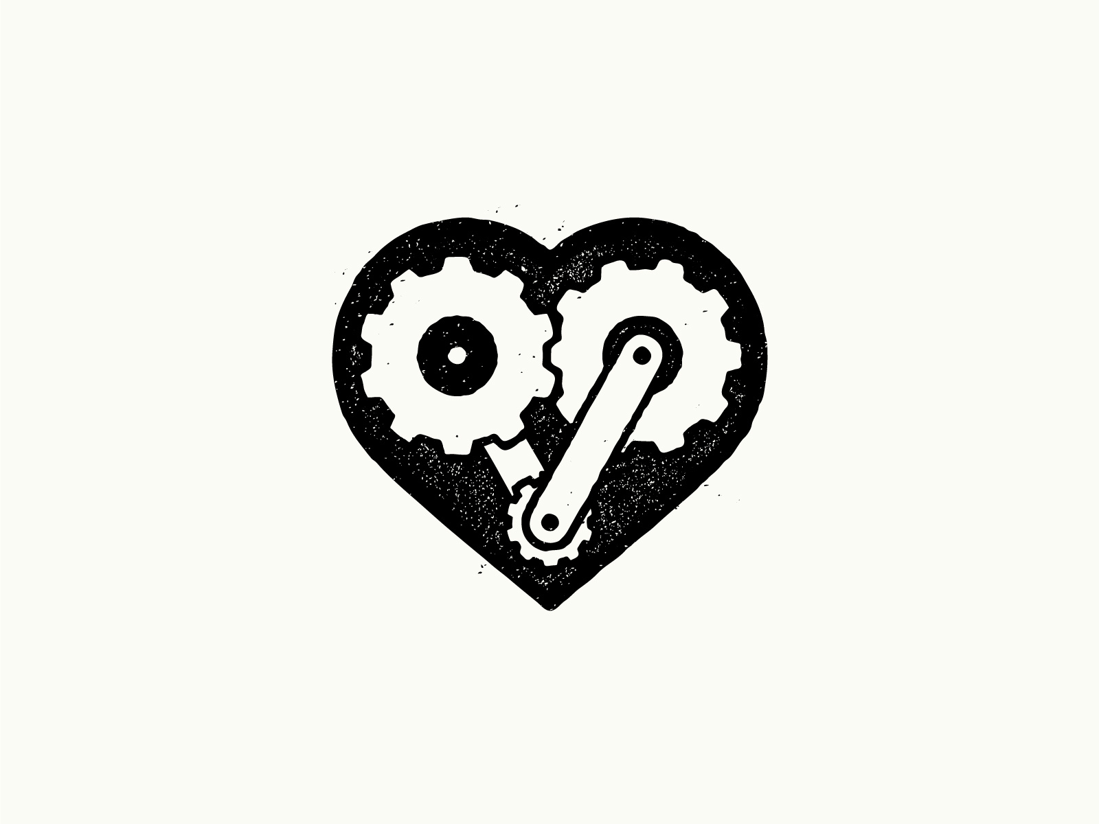 Gear heart by Vic Pang on Dribbble