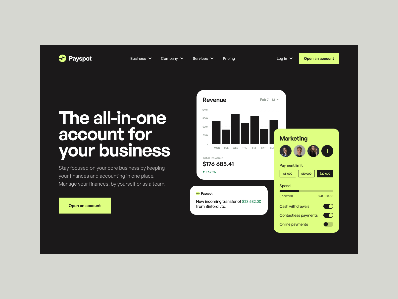 Fintech Landing Page By Dmytro Bilyi For SOLVVE On Dribbble