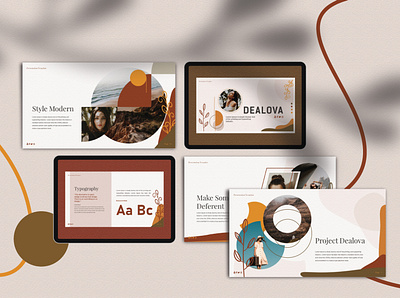 Dealova Presentation Powerpoint Template abstract template abtract agency branding business chart mobile devices canva creative design google slide graphic design illustration keynote keynote template minimal office powerpoint powerpoint template presentation template ui