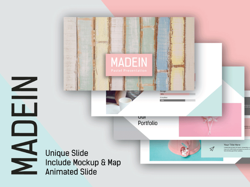 Madein Presentation Template corporate creative demo free keynote powerpoint presentation