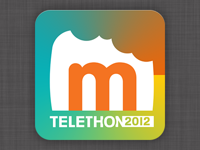 Marmiton Téléthon 2012 fireworks icone ios marmiton retina telethon vctor vector