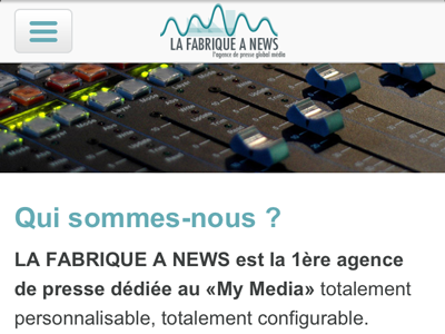 LA FABRIQUE A NEWS - V2 mobile version