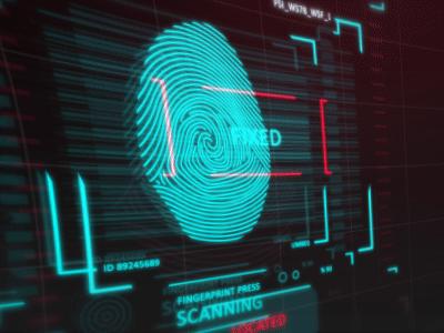 UI Fingerprint data fingerprint future sci fi ui