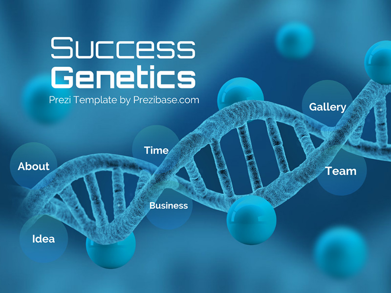 Success Genetics DNA Presentation Template.