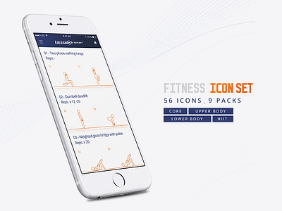 Lucozade Sport - Made To Move App Icon Set