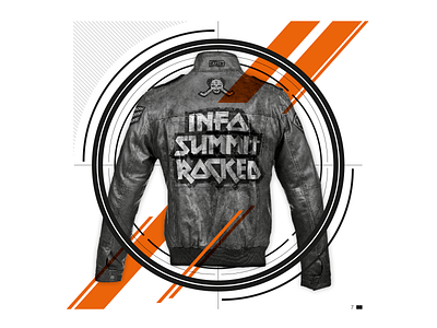 Info Sumit Rocked book circle geometric heavy metal jacket leather print quote rock slash target