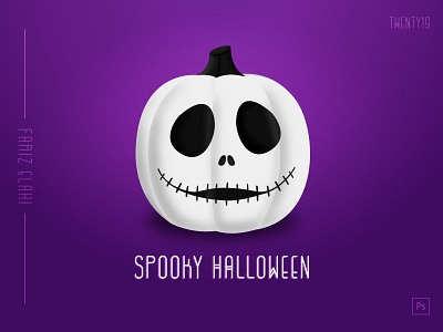 Spooky Halloween - Weekly Warm Up character character design design dribbble halloween halloween design illustration photoshop pumpkin shot spooky weekly warm up