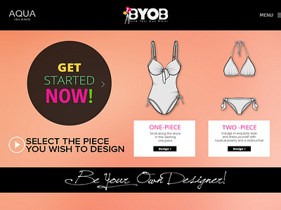MAS - Build Your Own Bikini app branding design graphic design illustration typography ui ux vector