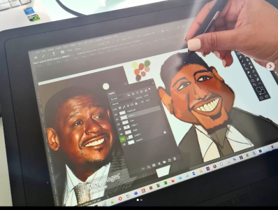 Caricature - Forest Whitaker branding design digital art graphic design illustration typography