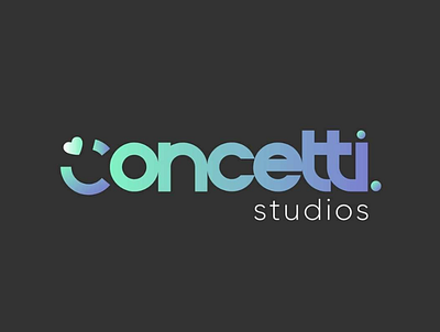 Logo for Concetti Studios app branding design graphic design illustration logo typography ui ux vector