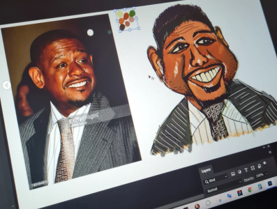 Caricature - Forest Whitaker