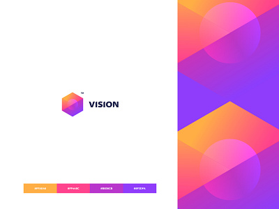 Vision logo concept brand branding creative design design inspiration graphic icon illustration logo typography vector vision