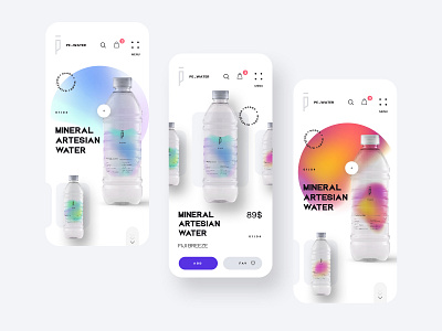 Artesian Water Mobile Application UX-UI Design