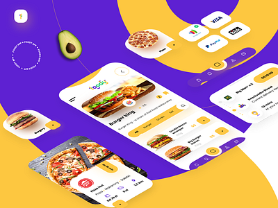 Foody Delivery App & Brand Design Ui/Ux