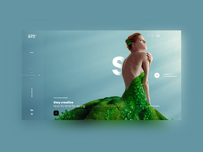 Creative Agency Web Design Concept Ui / Ux