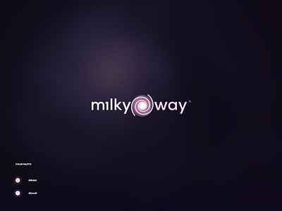 Milky Way Logo Design branding color creative design graphic icon illustration logo logo design logos logotype mark vector