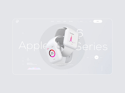 Apple Watch E-commerce Landing Page Concept Ui / Ux app apple apple watch branding creative design design inspiration ecommerce minimal typography ui ux watch web web design
