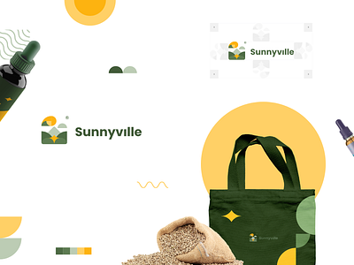 Sunnyville Logo brand branding brand identity creative design design inspiration graphic illustration logo logo design mark vector