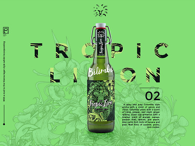 Tropic lion beer 02 brand branding color creative creativeadobe design design inspiration designer flat graphic graphic design brand icon illustration logo type typography ui ux vector web