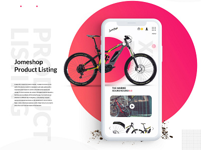 Mobil Version Ecommerce Web shop v1 animation app brand branding color creative design flat graphic graphic design brand illustration lettering logo minimal type ui ux vector web website