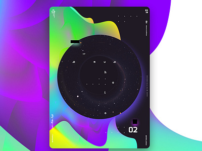 Black holo Poster design app brand color creative creativeadobe design design inspiration designer flat graphic graphic design brand icon logo poster type typography ui ux vector web