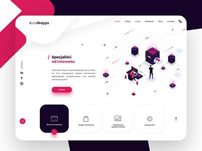 Codeapps Landing Page design animation app brand branding color creative creativeadobe design design inspiration designer graphic graphic design brand icon illustration logo typography ui ux vector web