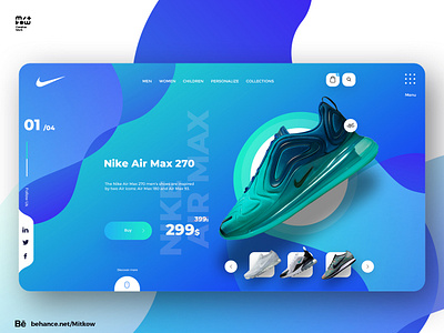 Nike Landing page concept app brand branding color creative creativeadobe design design inspiration designer flat graphic graphic design brand icon logo type typography ui ux vector web