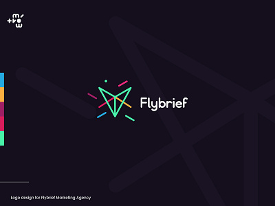 Flybrief Agency logo app brand branding color creative creativeadobe design design inspiration designer graphic graphic design brand icon illustration lettering logo typography ui ux vector web