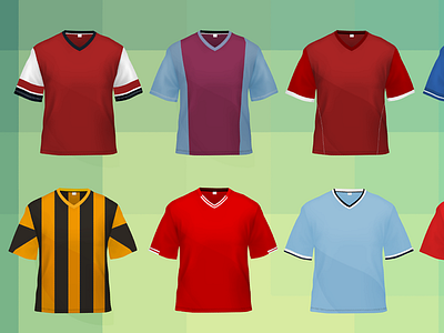 Kits Icons - Football Giant football icons jerseys kits soccer