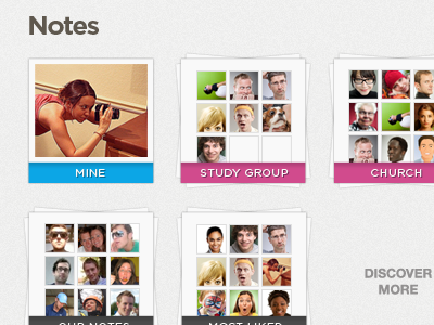 Notes Grouping Updated friendships groups menu notes selection