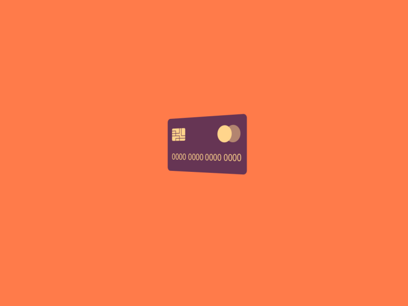 Oh you credit card animaiton credit card design gif illustration money vector
