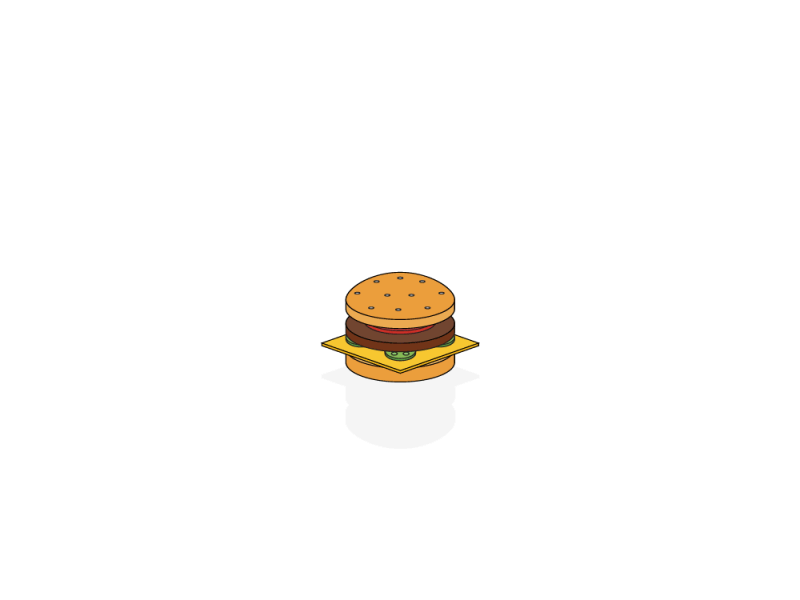 Just a casual hamburger
