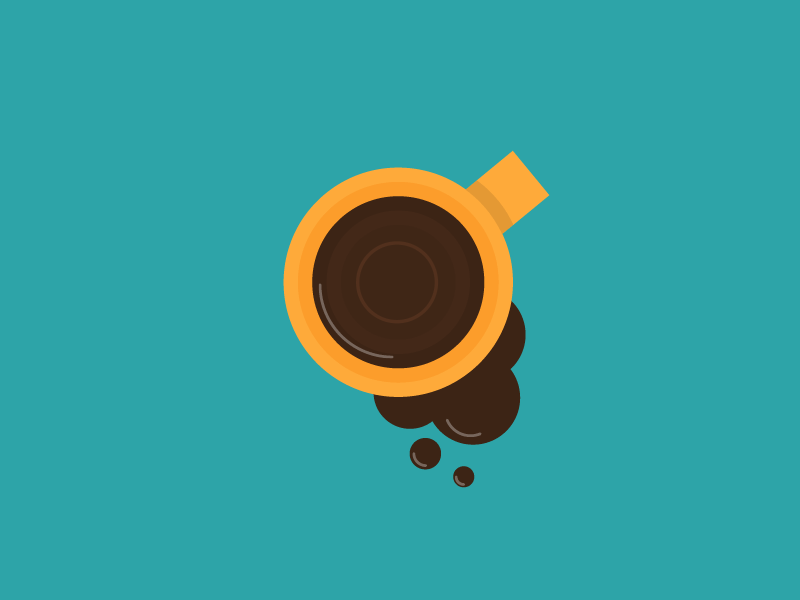 My Desk animation coffee design desk gif illustration mac vector wacom