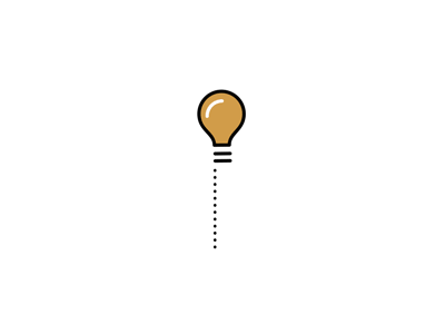 Scripting animation design gif idea illustration lightbulb script vector