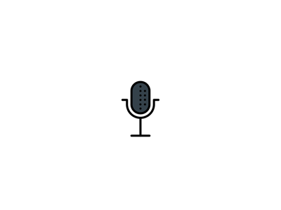Voice Over animation design illustration microphone music sound vector voice over