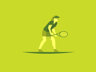 Tennis player animation design fun gif girl illustration player tennis vector